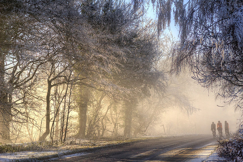 Cycling in the Mist